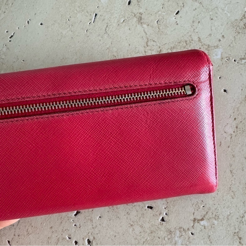 PRADA Milano Pink Long Wallet, Authentic - Picture 5 of 16